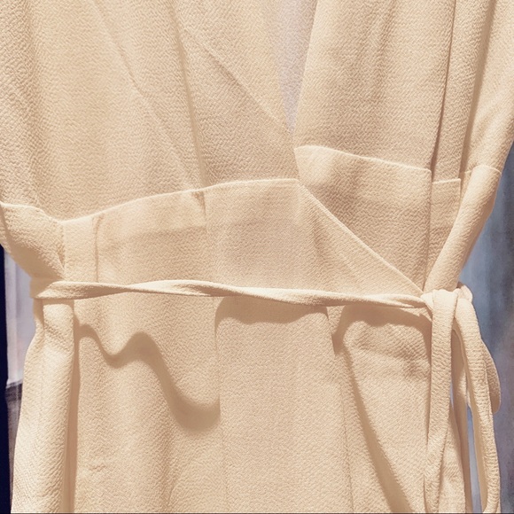 Reformation Rhodes Midi Dress in Ivory - Picture 8 of 10